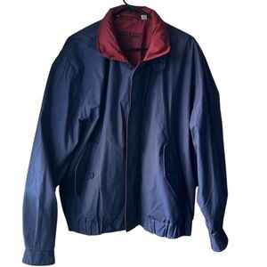 MEMBERS ONLY Authentic 80s vintage men’s jacket blue with red accents sz 44